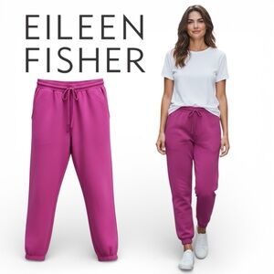 Eileen Fisher Women Jogger Pants Pink Size L NWT